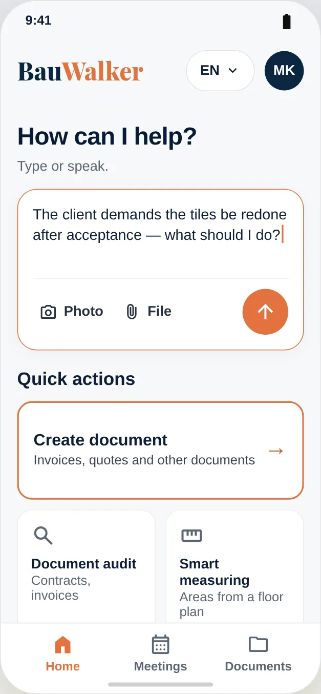 Question about rectification after acceptance, with minutes and photo